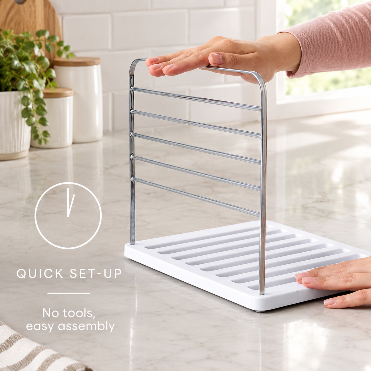 3-Tier Adjustable Cabinet Organizer