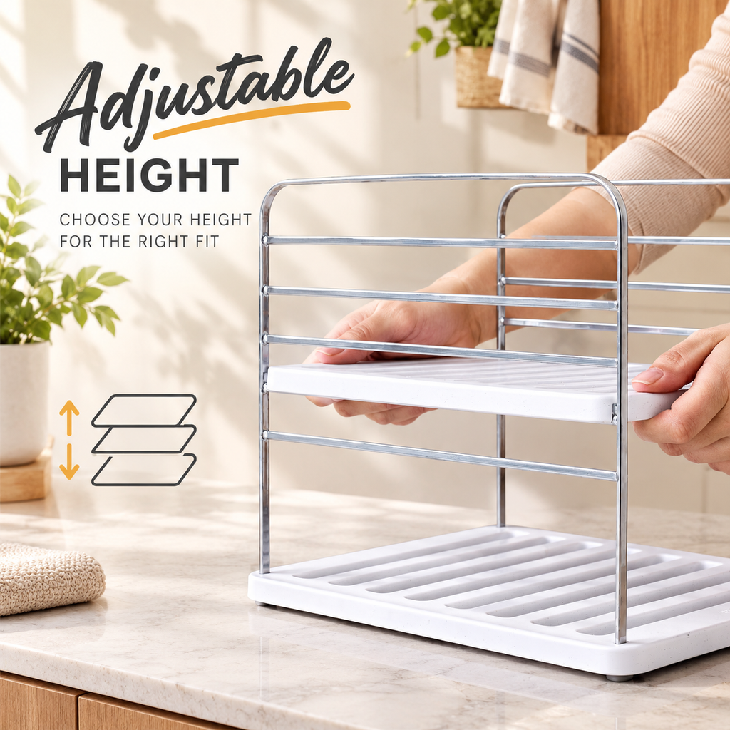 3-Tier Adjustable Cabinet Organizer