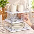 3-Tier Adjustable Cabinet Organizer